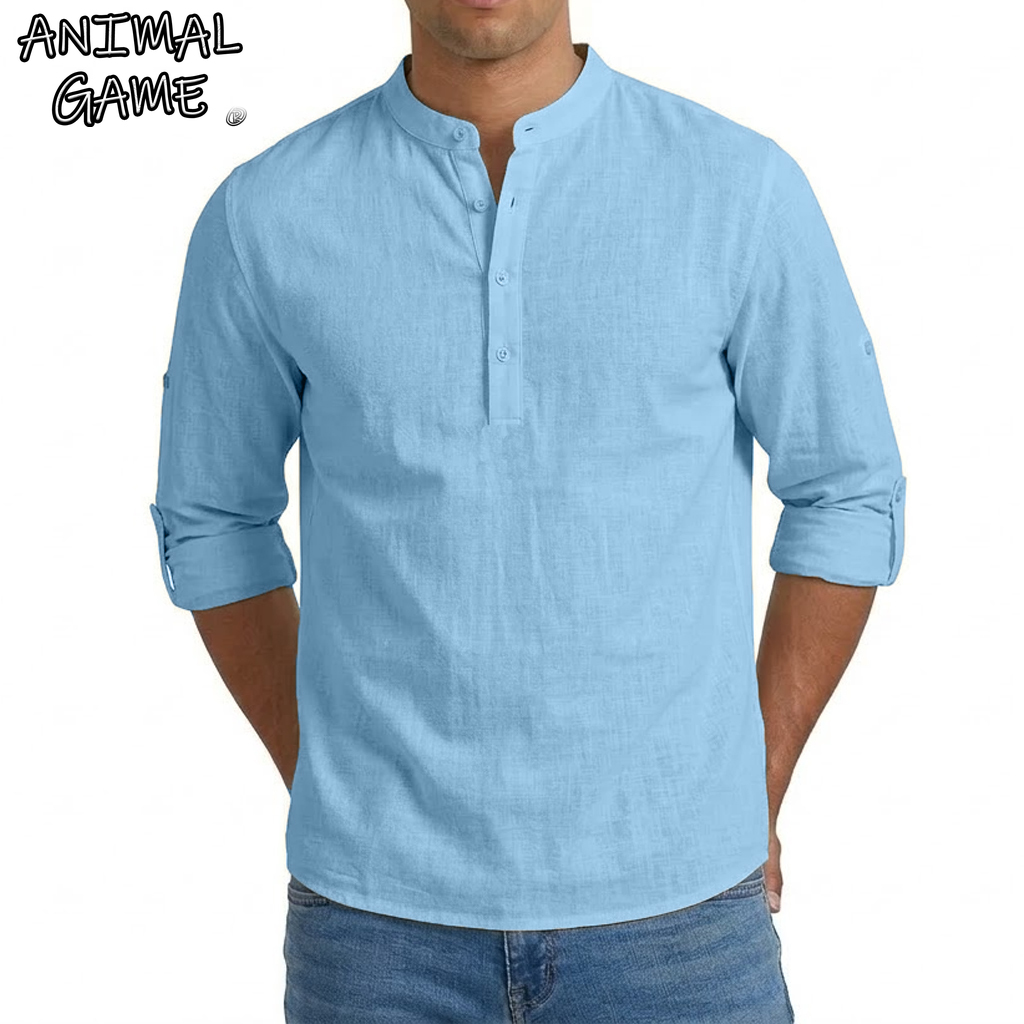 Home Gym Full Setup - Mens Linen Shirt Luxury Casual Shirts