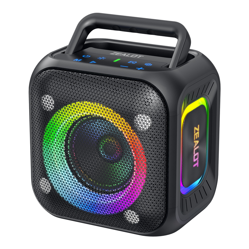 Home Gym Full Setup - 30W ZEALOT-PT01 Wireless Speaker: 3000mAh Battery,