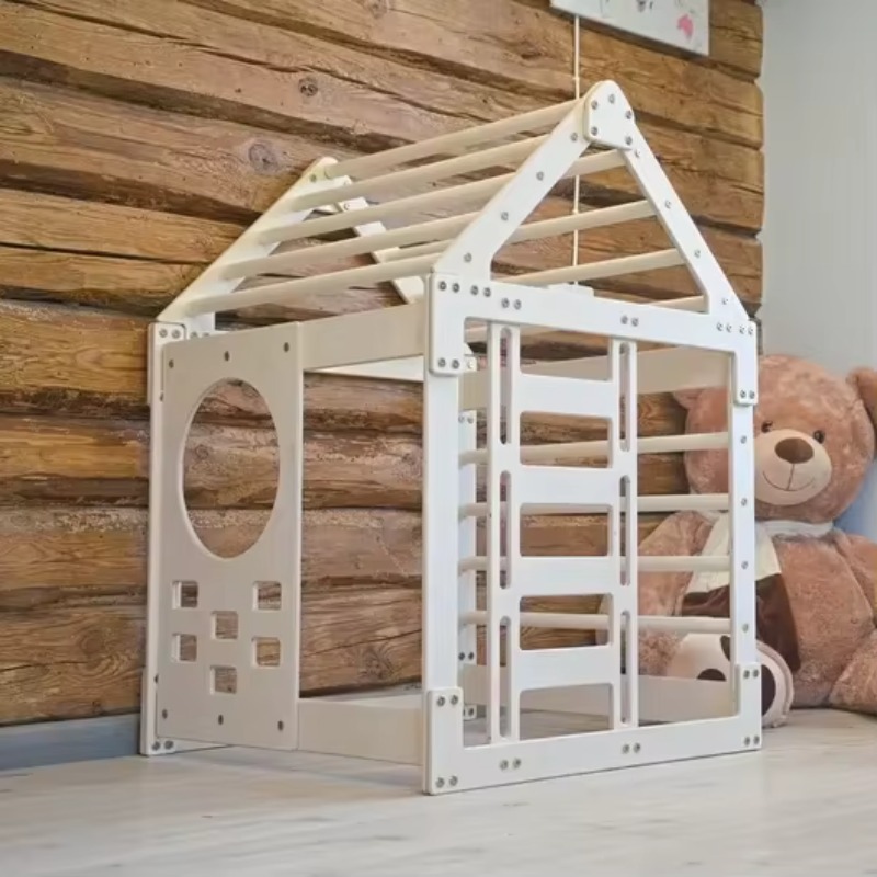 Home Gym For Toddlers - Kids Playhouse and Slide Toddler Climbing