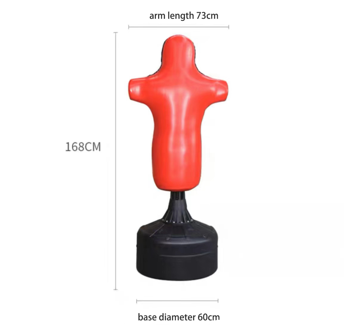 Boxing Bag Stand - PU Human Body Standing Punching Bag