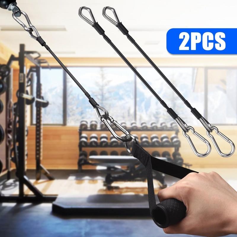 Home Gym Leg Extension - 1/2 pcs gym cable extension compatible