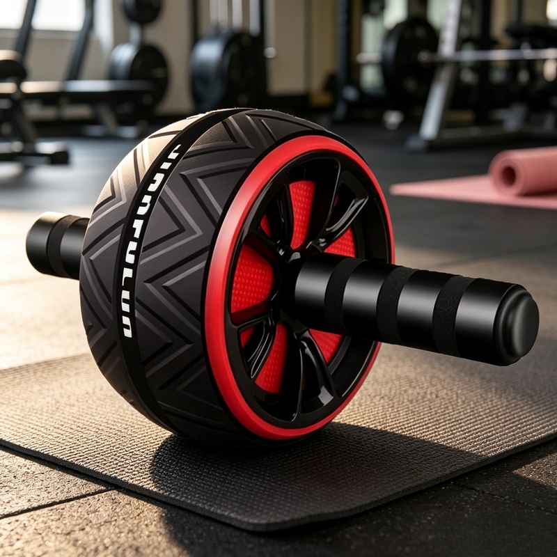 Home Gym Essentials - Non-Slip Ab Roller Wheel, Durable Core