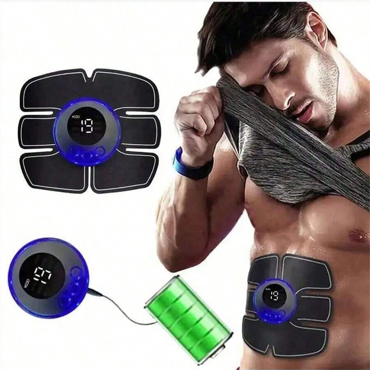 Home Gym Essentials - EMS Muscle Stimulator Training Device For