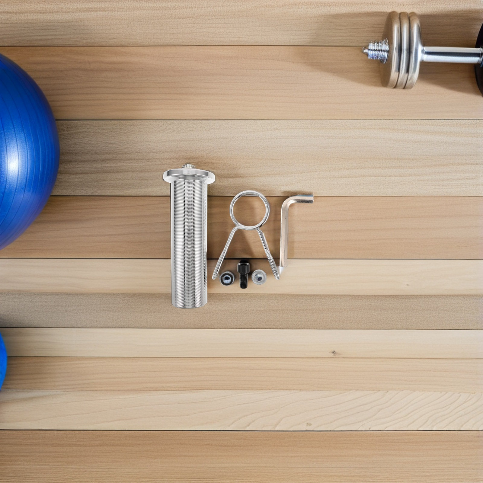 Home Gym For Small Spaces - Space Saving Barbell Plate Holder Small