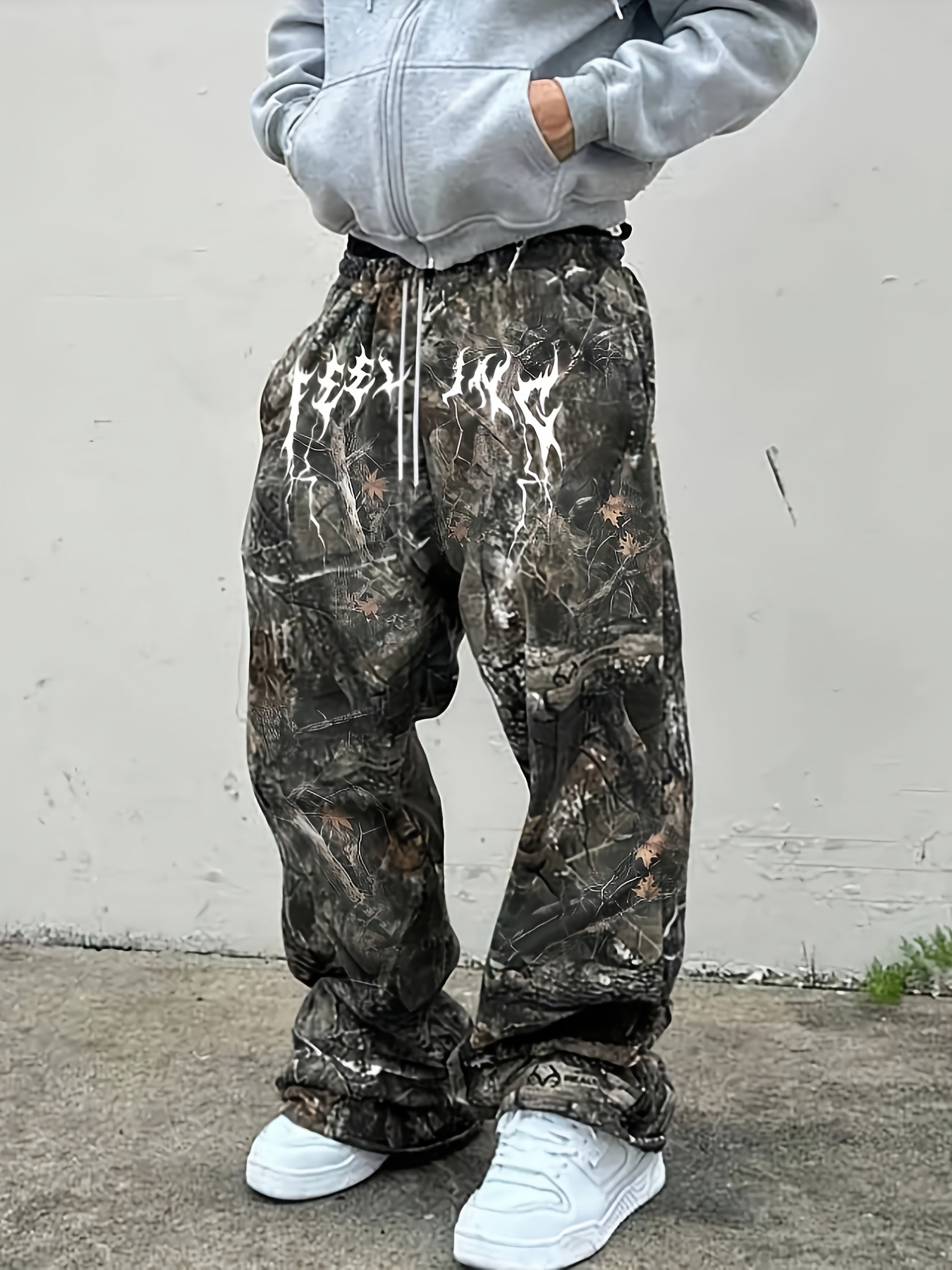 Home Gym Full Setup - Men's Jungle Camouflage Full Print Streetwear