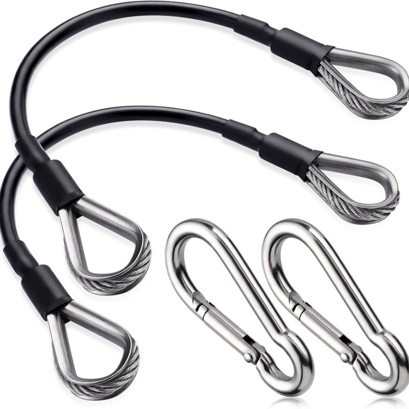 Home Gym Leg Extension - 1/2Pcs 25cm Gym Cable Extension Compatible