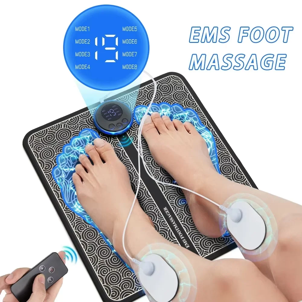 Home Gym Essentials - Electric Foot Massager Pad Muscle Massage