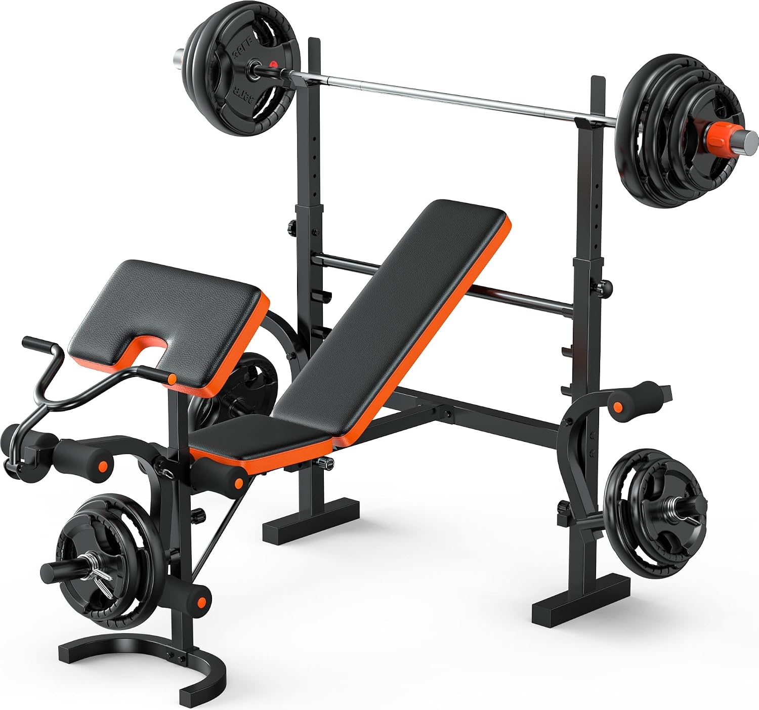 Weight Bench 770LBS with Leg E - đánh giá và giá Home Gym Leg Extension