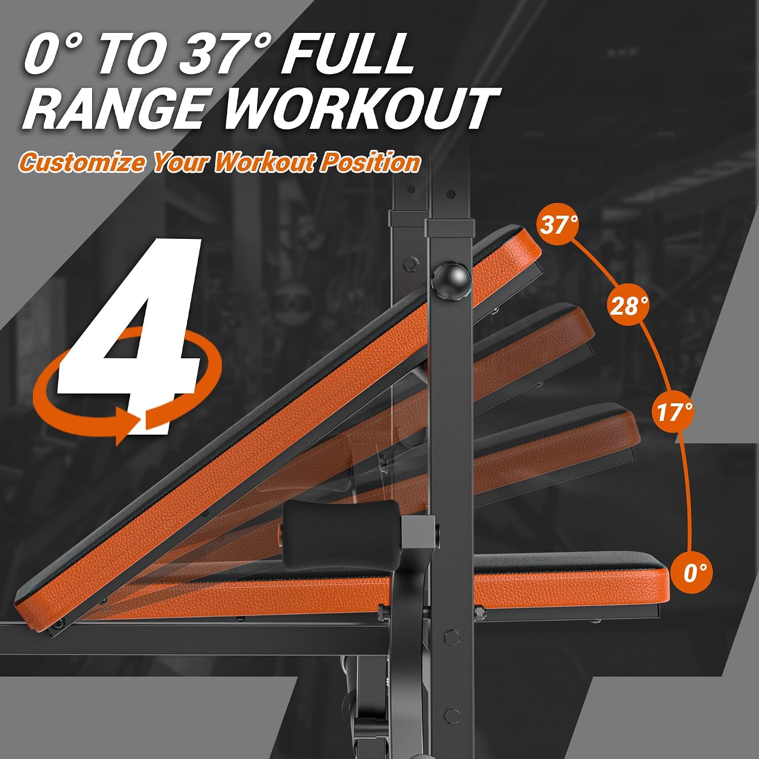 Weight Bench 770LBS with Leg E - đánh giá và giá Home Gym Leg Extension