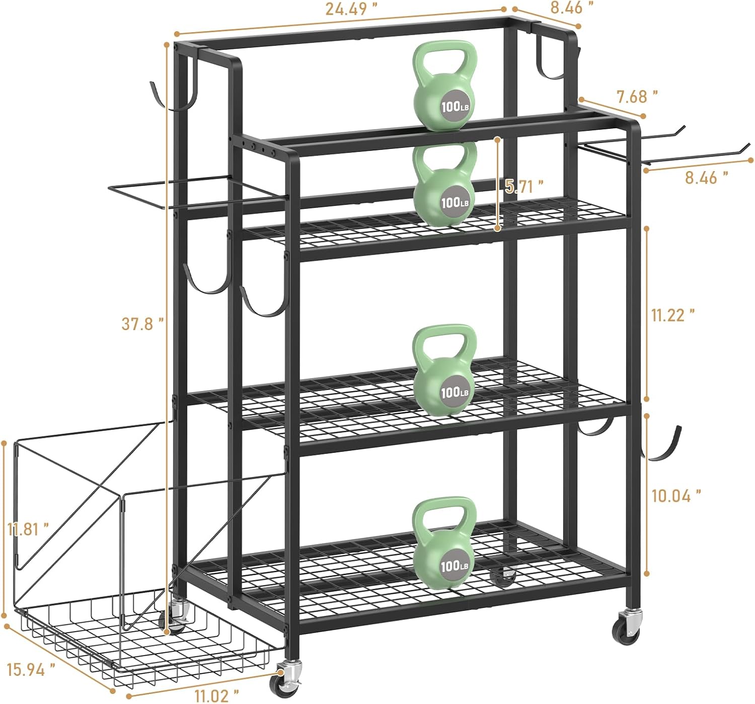 Home Gym Storage, No Material  - đánh giá và giá Home Gym Training