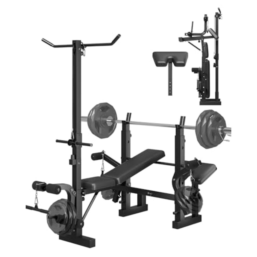 Home Gym 8-in-1 Foldable Weigh - đánh giá và giá Home Gym Leg Extension