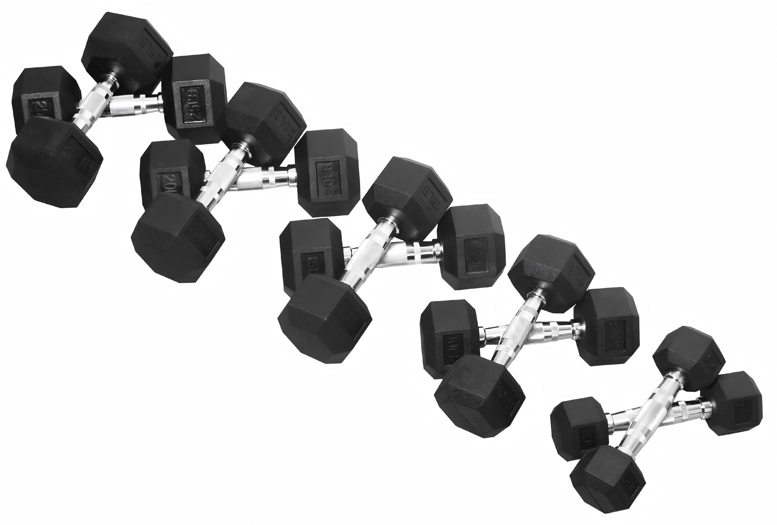 Premium Rubber Coated Hex Dumb - đánh giá và giá Home Gym Build