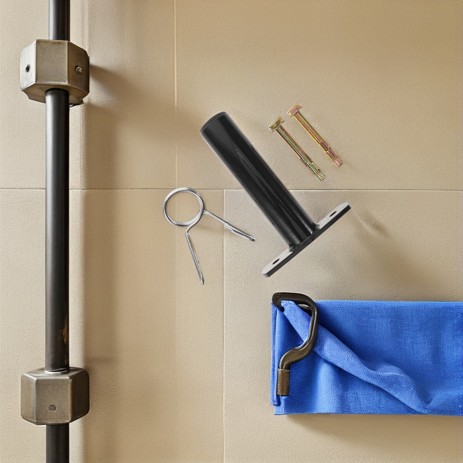 Space Saving Barbell Plate Hol - đánh giá và giá Home Gym For Small Spaces