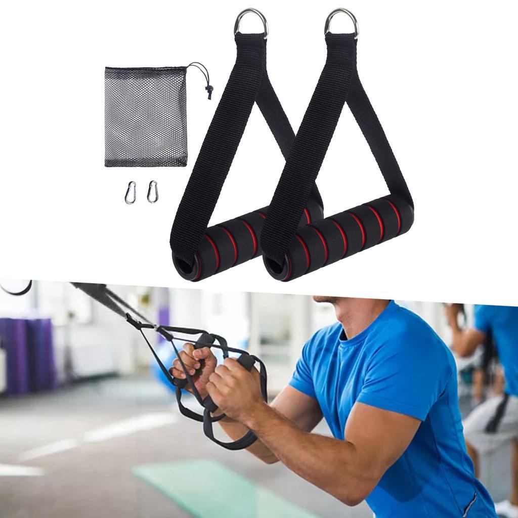 2x Exercise Handles Working Ou - đánh giá và giá Pulley Home Gym