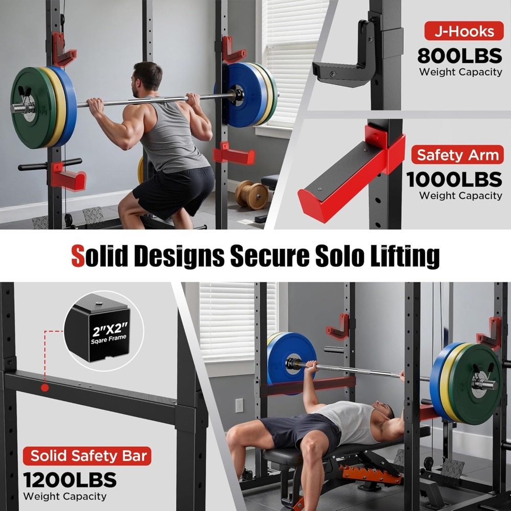 Multi-Functional Power Cage Sq - đánh giá và giá Pulley Home Gym