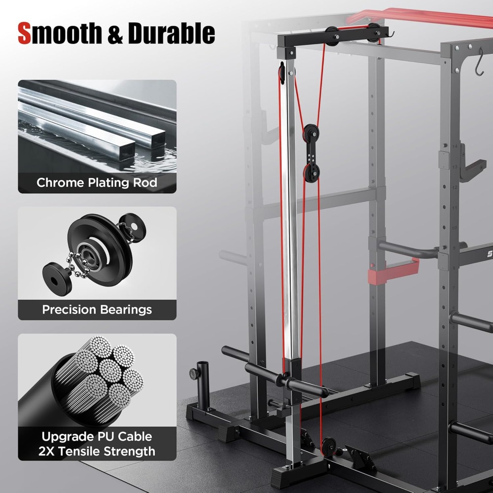 Multi-Functional Power Cage Sq - đánh giá và giá Pulley Home Gym