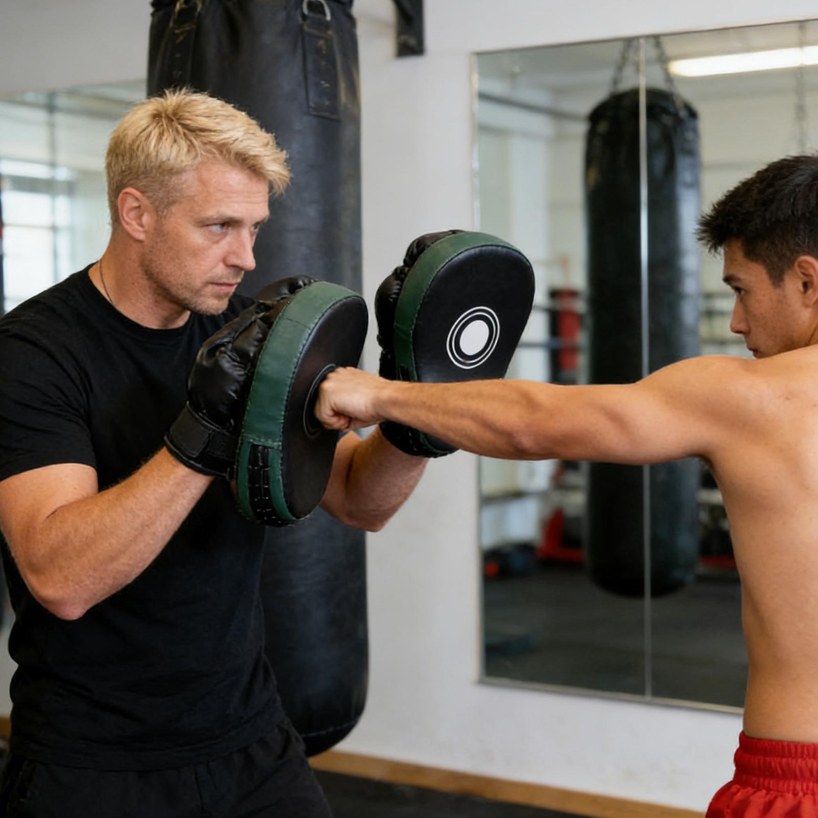 Boxing Mitts PU Leather Exerci - đánh giá và giá Home Gym For Small Spaces