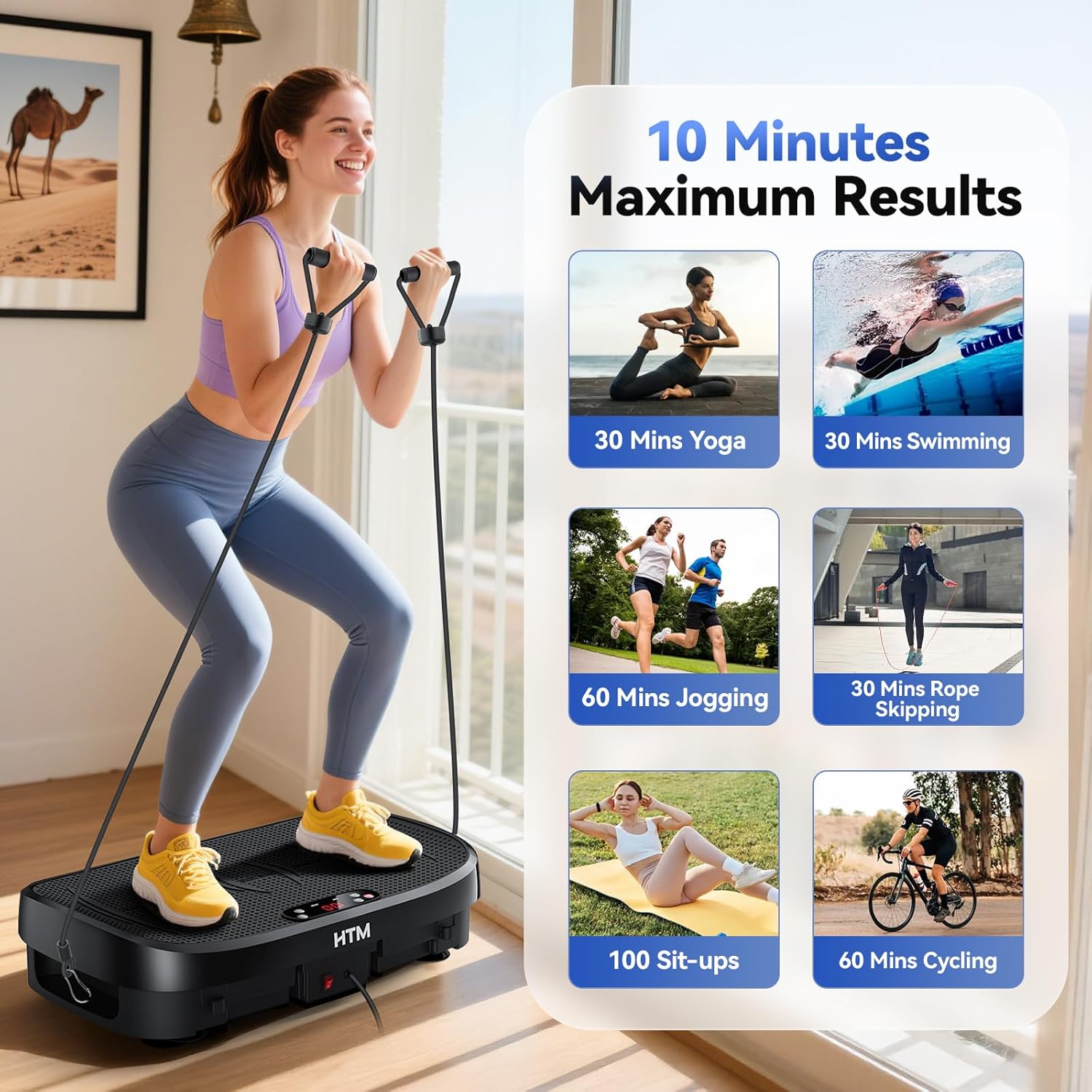 Vibration Plate Fat Burning Fi - đánh giá và giá Home Gym Leg Extension