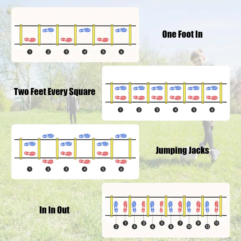 6m Agility Ladder &  football  - đánh giá và giá Agility Ladder Speed
