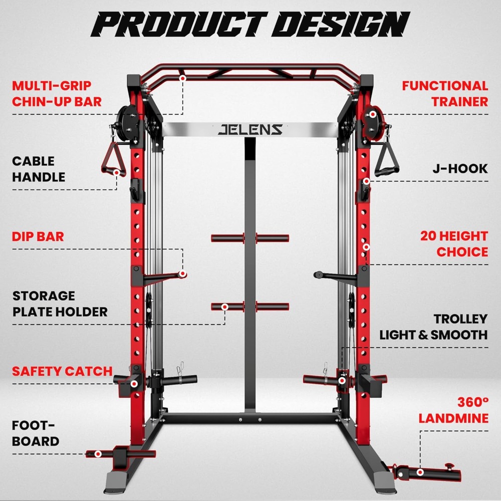 2000LBS Multi-Function Power R - đánh giá và giá Pulley Home Gym