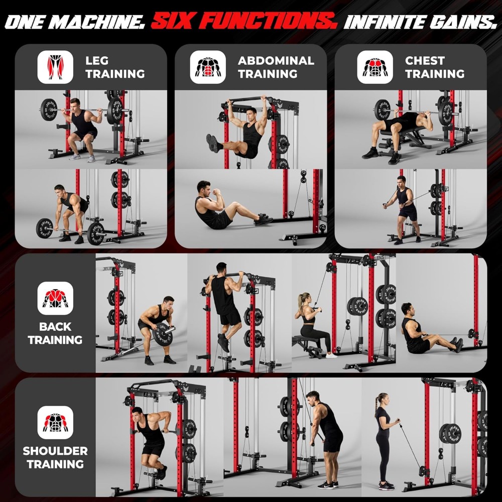 2000LBS Multi-Function Power R - đánh giá và giá Pulley Home Gym