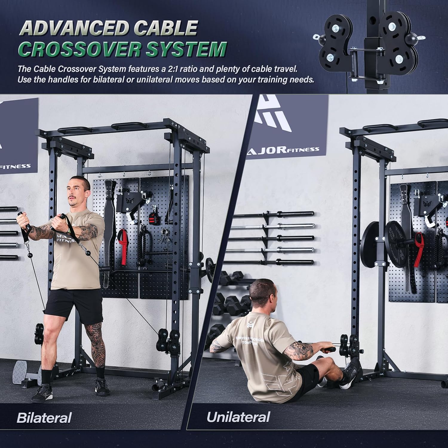 Drone3 Power Rack, 2500lbs Mul - đánh giá và giá Pulley Home Gym