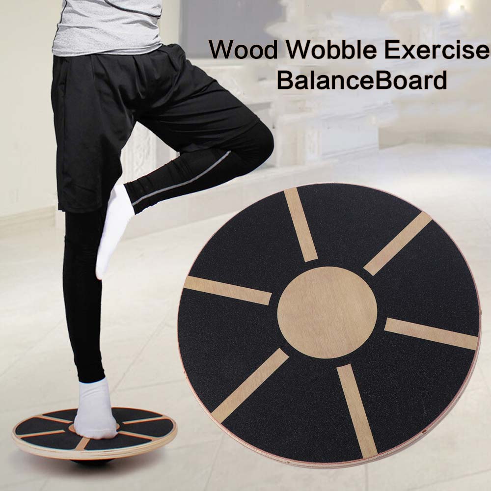 Wooden Round Balance Training  - đánh giá và giá Wobble Board Balance