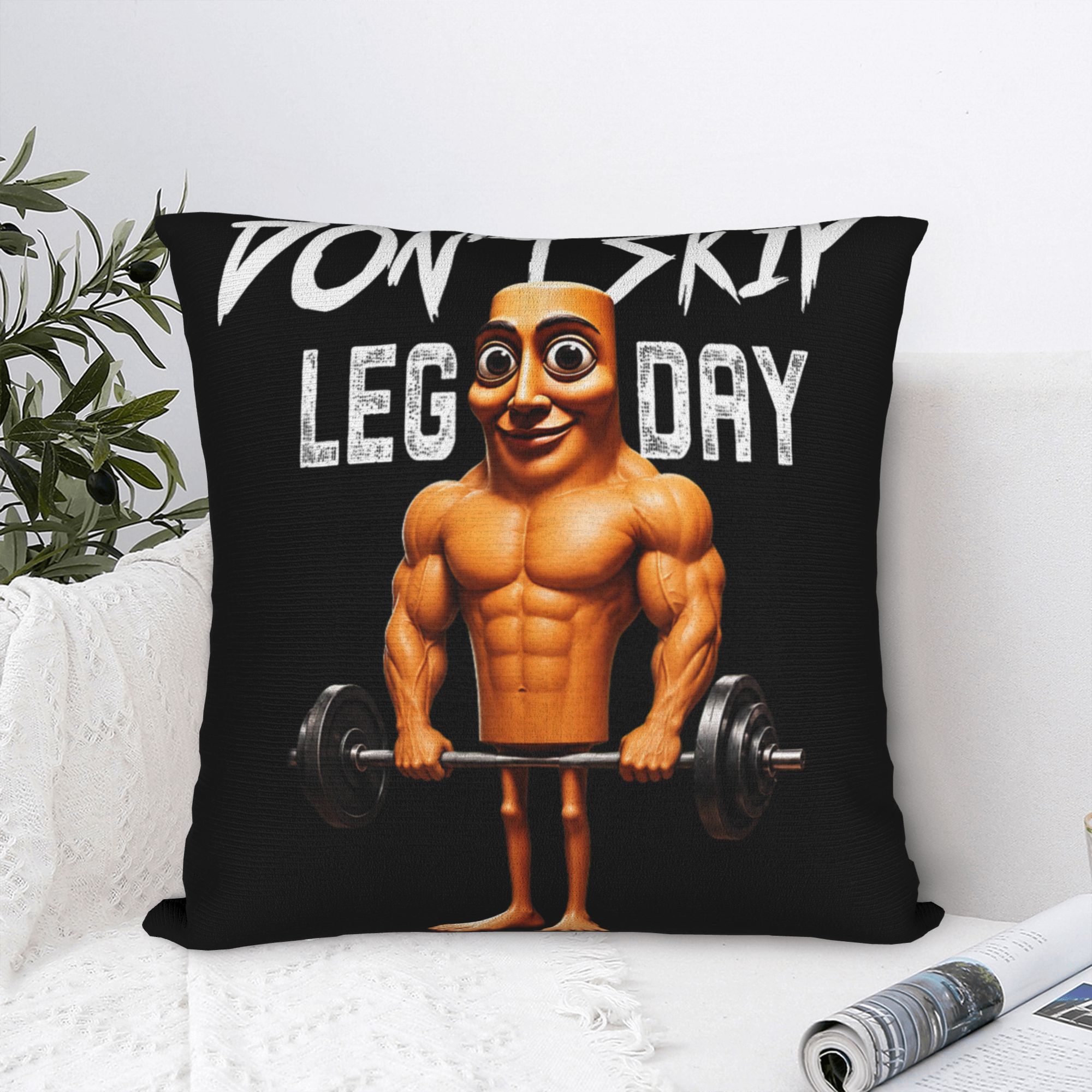 Pillow Case Don't Skip Leg Day - đánh giá và giá Home Gym Leg Day