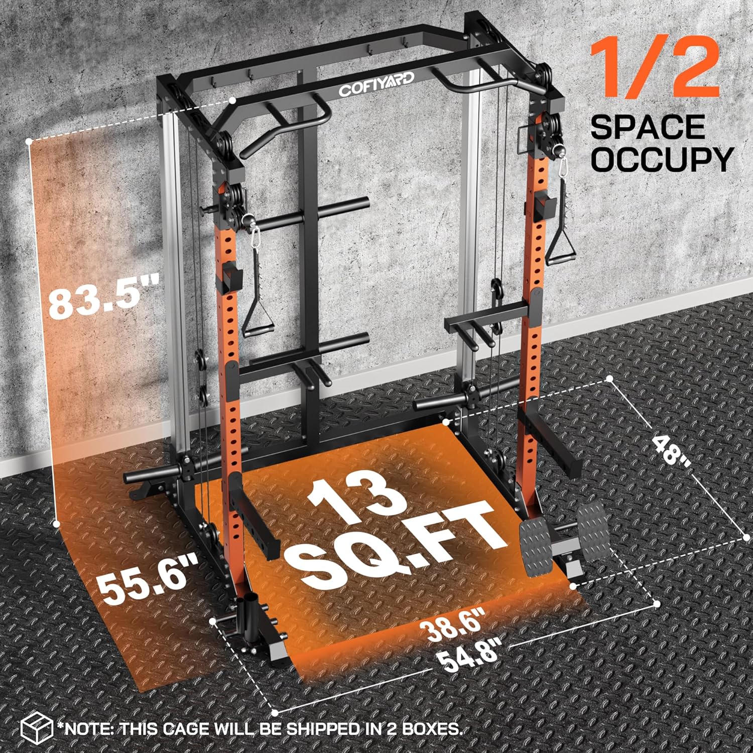 Power Cage, Power Rack with Du - đánh giá và giá Pulley Home Gym