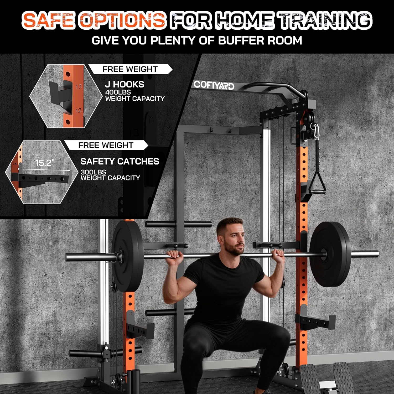 Power Cage, Power Rack with Du - đánh giá và giá Pulley Home Gym