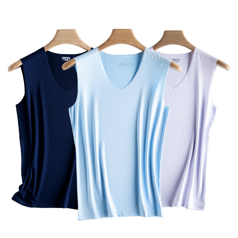 Silk Tank Tops Seamless Mens V - đánh giá và giá Home Gym China