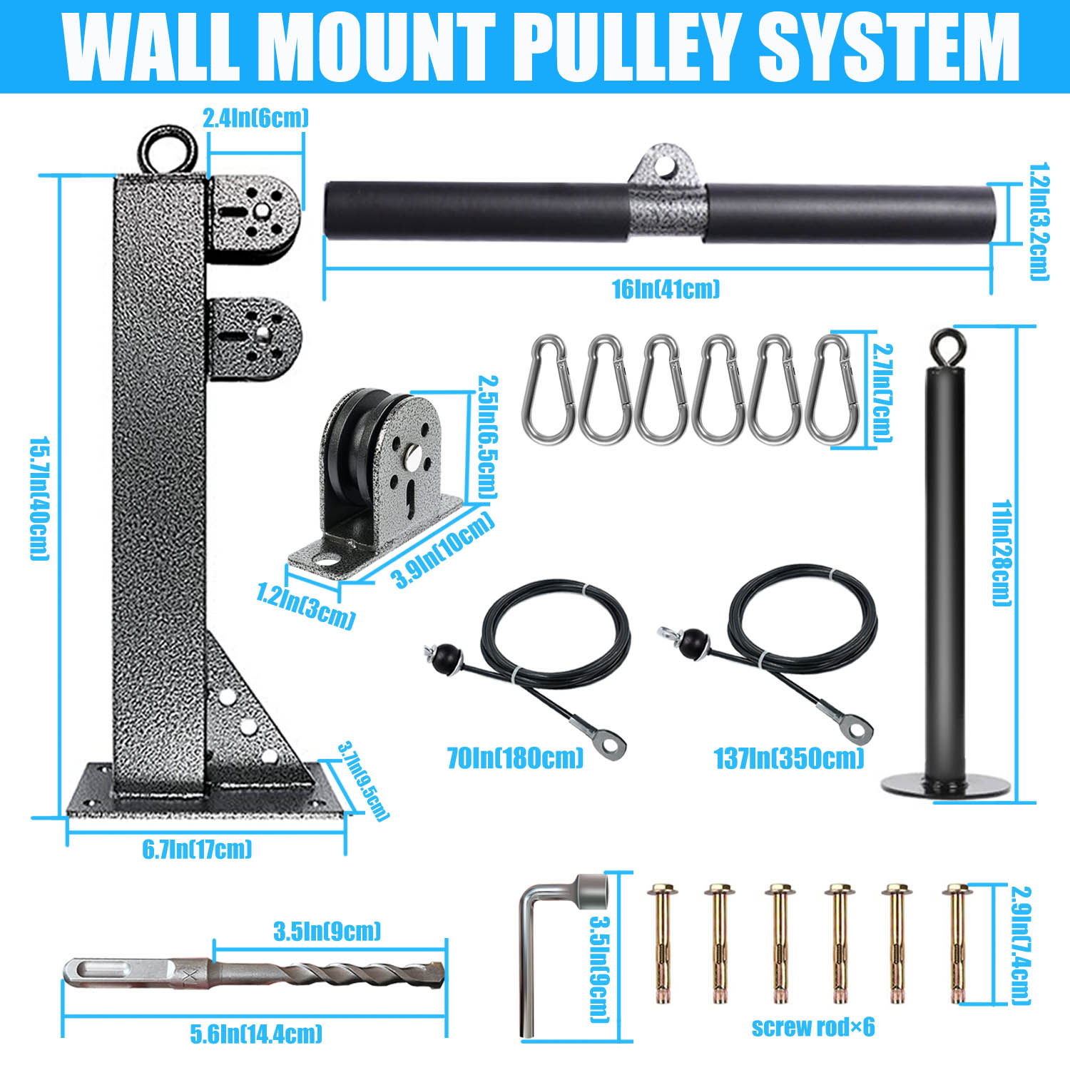 Fitness Wall Mounted Pulley Sy - đánh giá và giá Pulley Home Gym
