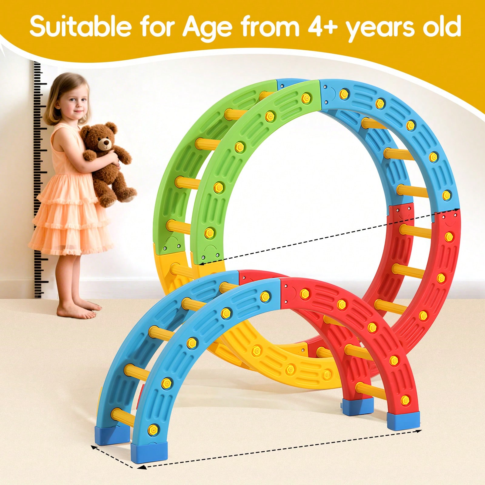 GCCSJ 2-In-1 Foldable Toddler  - đánh giá và giá Home Gym For Toddlers