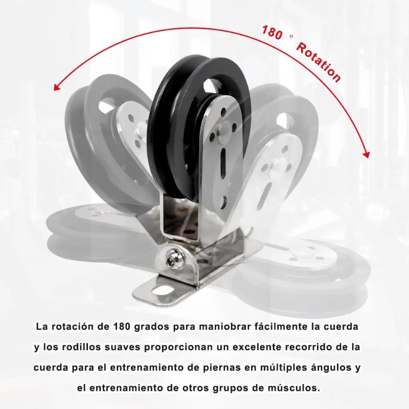 Mute Rotatable Stainless Steel - đánh giá và giá Pulley Home Gym